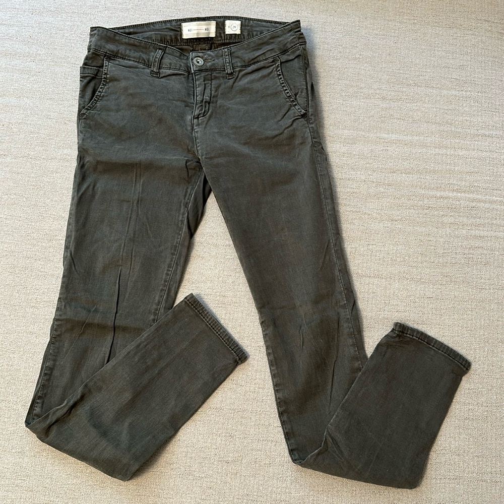 Military Green Skinny Pant Size 26 from Anthropology